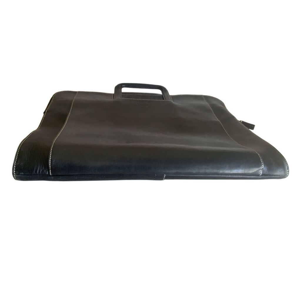 Coach Leather Briefcase Black Slim - Picture 12 of 16
